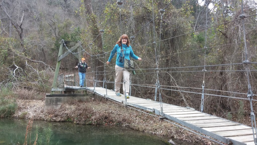 2014-12-13 11.24.43.jpg - Crossing suspension bridge